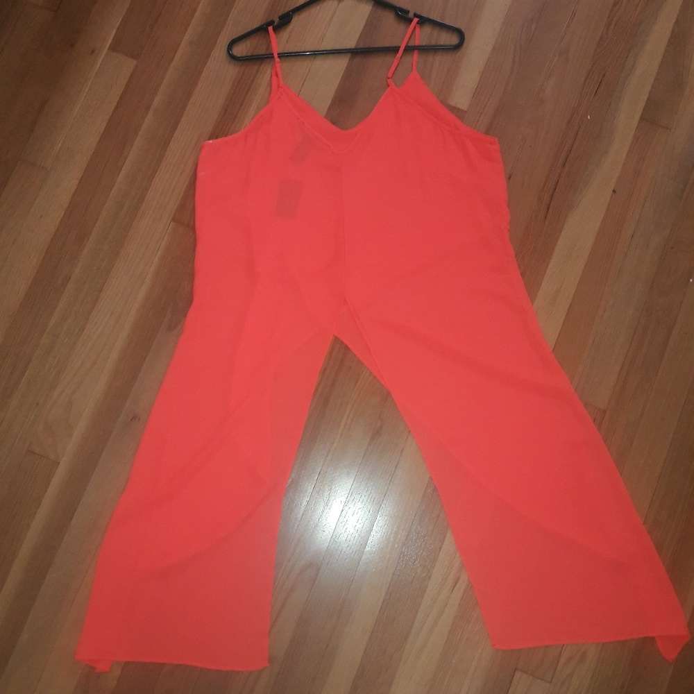 Orange blouse shirt